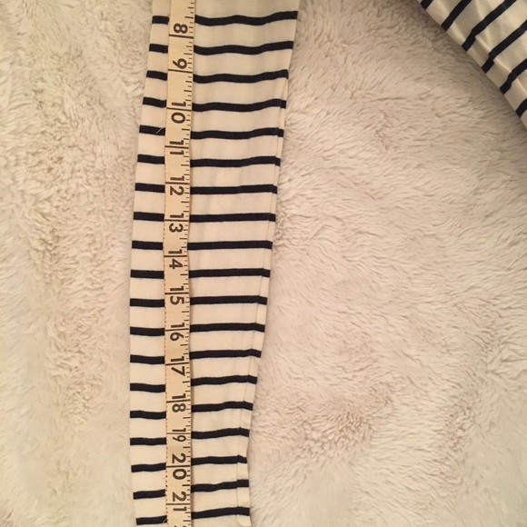 🌟5/$25⚡️ H&M Divided long sleeved cotton navy striped dress - Picture 5 of 10